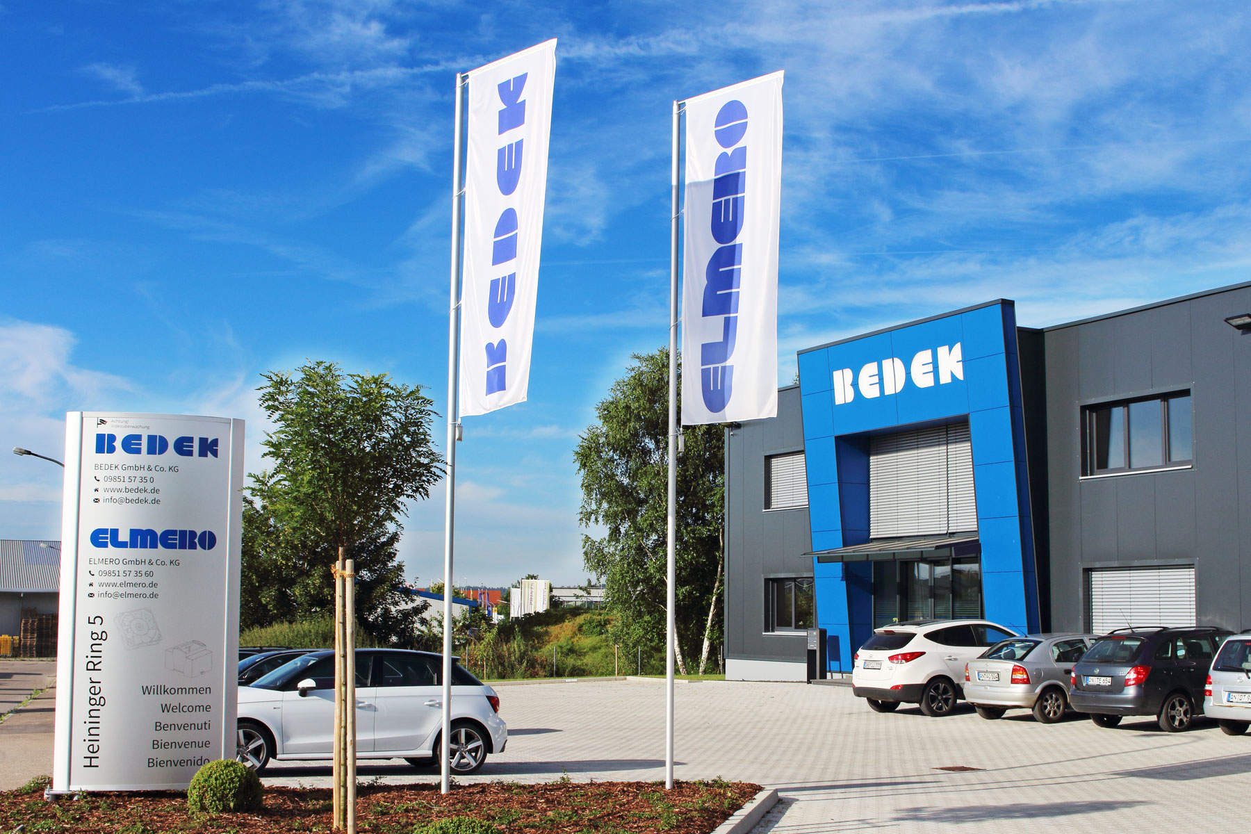 Bild: Firmengebäude BEDEK & ELMERO in Dinkelsbühl